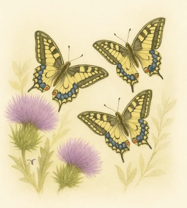 Démonstration : le vol des Machaons