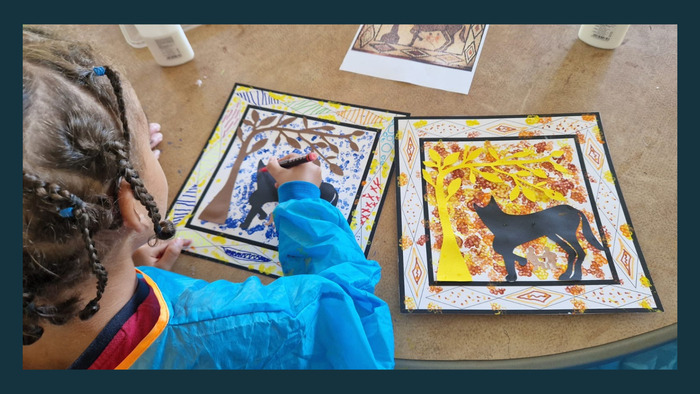 Visite des petits romains
