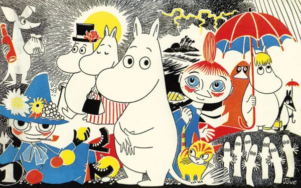 Exposition et projection « La vallée des Moomins » du 1er septembre au 3 octobre à la bibliothèque Aimé Césaire