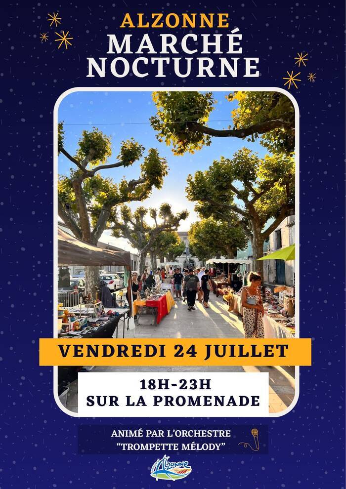 Marché nocturne animé d'Alzonne