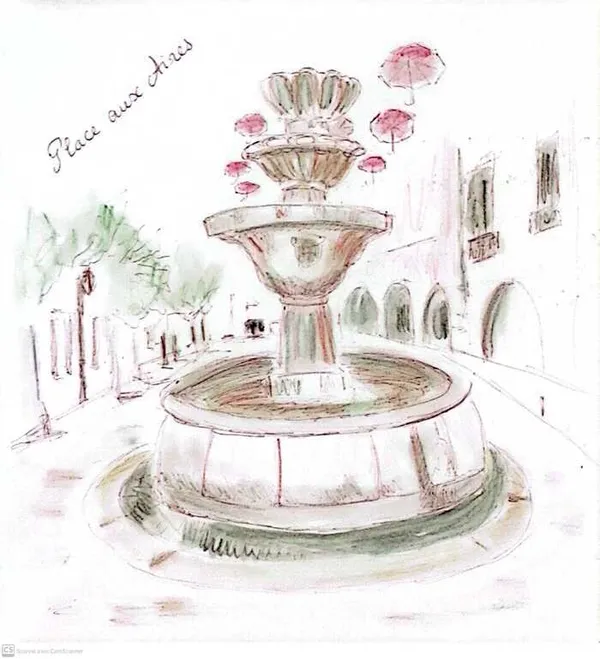 Sortie croquis sur le vif Place au Aires