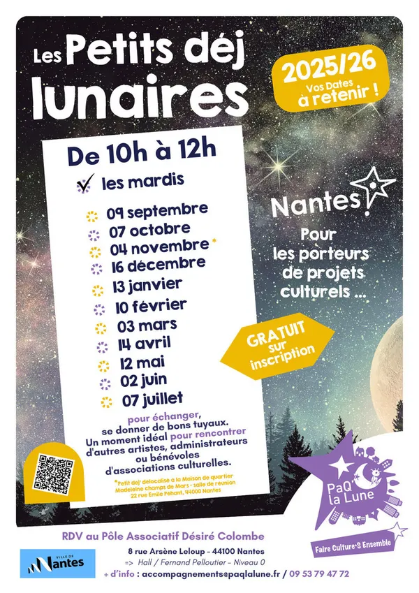 Les petits déj' lunaires