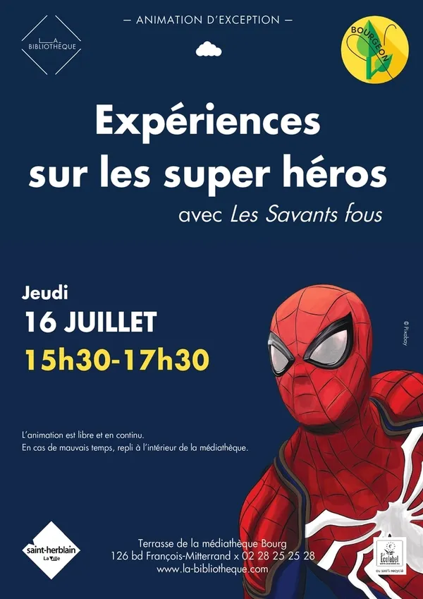 Bourgeon - Expériences sur les super héros