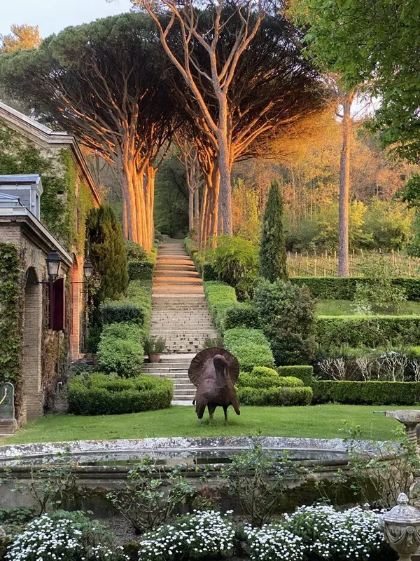 Visite des jardins et des caves du château de Saurs