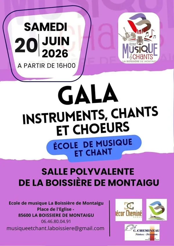 Ecole de Musique & Chants - Gala 2026