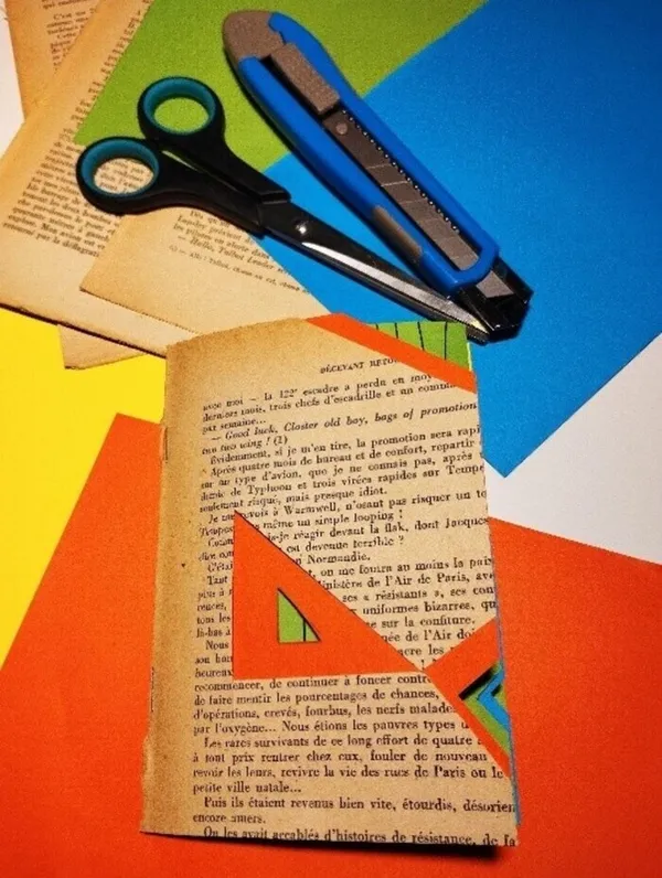 Création de carnet en papier recyclé - Avec la Maison du livre
