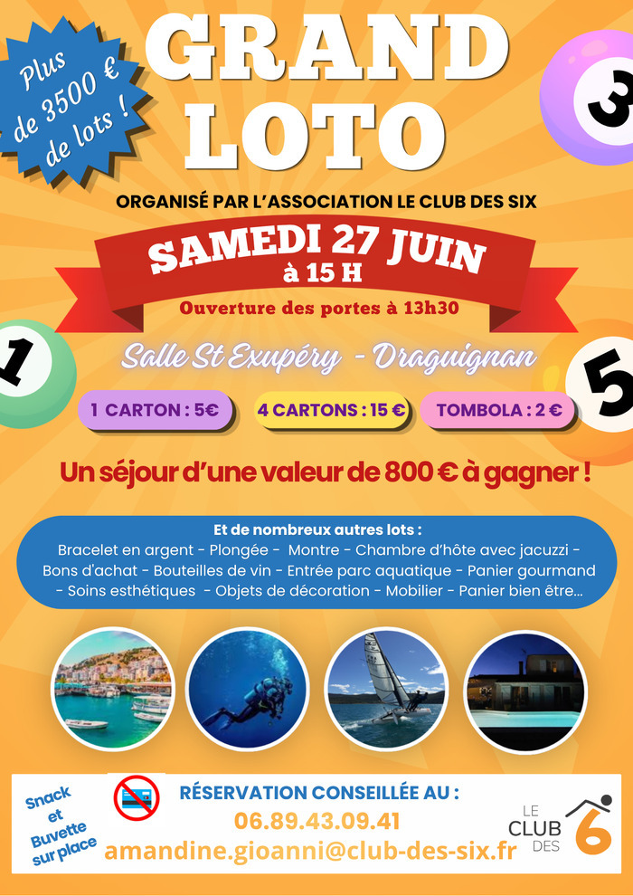 Grand loto solidaire de la villa Kairos