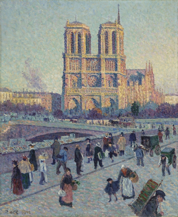 Une nuit à Notre-Dame de Paris.