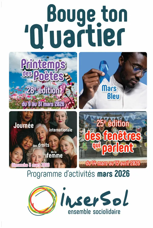 Insersol - Programme du mois de mars