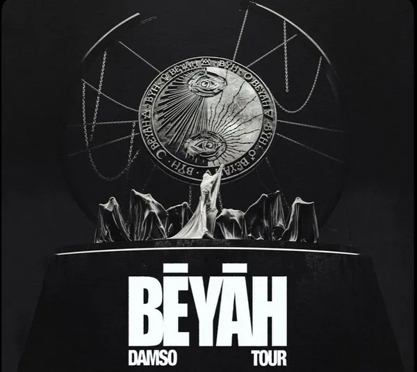 Damso en concert à l'Arkéa Arena