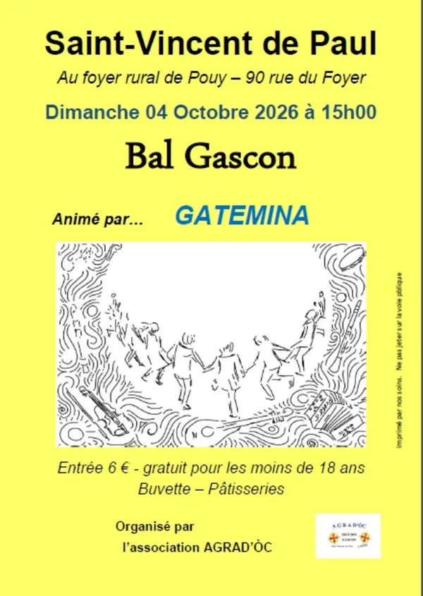Bal gascon animé par GATEMINE