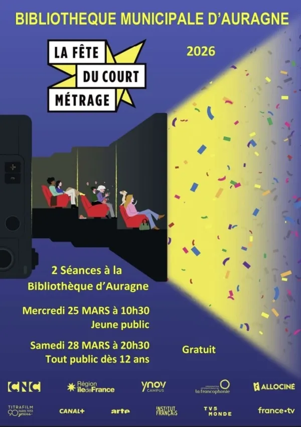 La Fête du Court-métrage à la bibliothèque d'Auragne