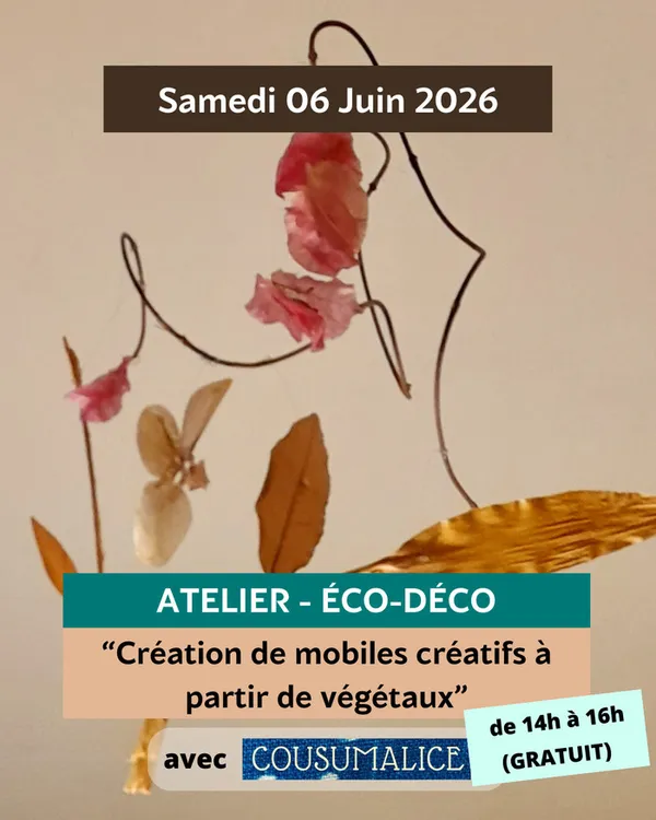 Éco-Déco: Création de mobiles végétaux