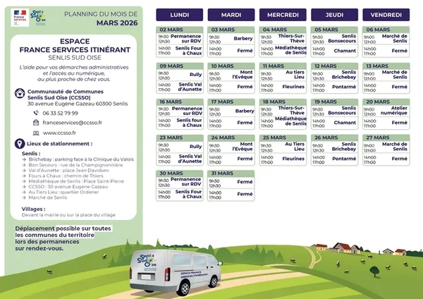 Aide aux démarches administratives (France Services)