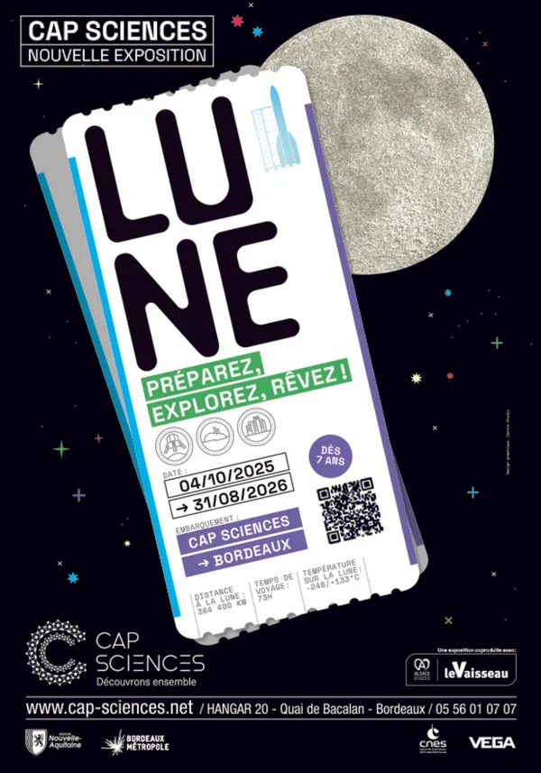 "Lune", la nouvelle grande exposition de Cap Sciences