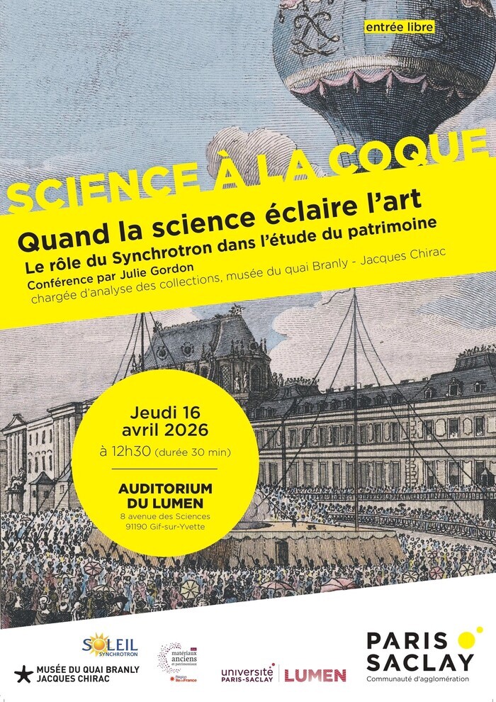 SCIENCE À LA COQUE : Quand la science éclaire l'art : le rôle du Synchrotron dans l'étude du patrimoine.