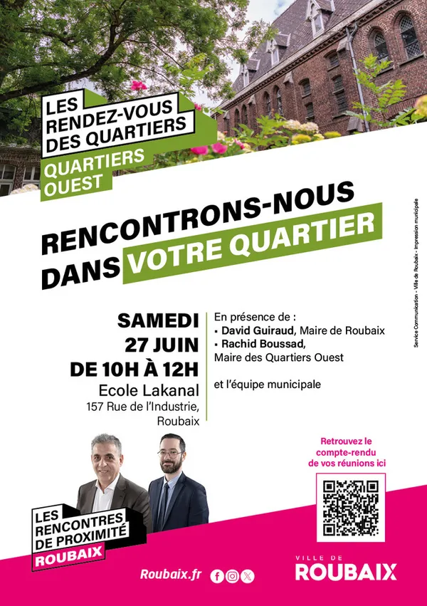 Les rendez-vous des quartiers - Quartiers Ouest