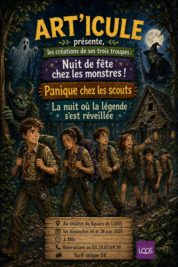 Les troupes d'ART'ICULE vous présentent leurs créations