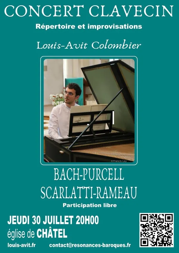 Concert baroque de clavecin à Châtel (74390)