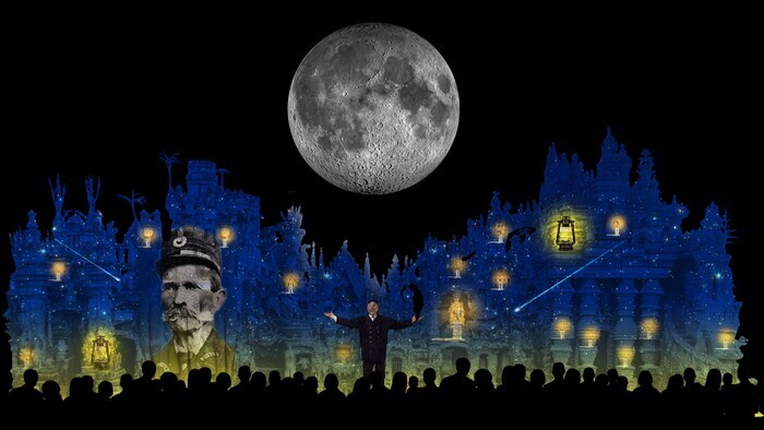 Projection monumentale