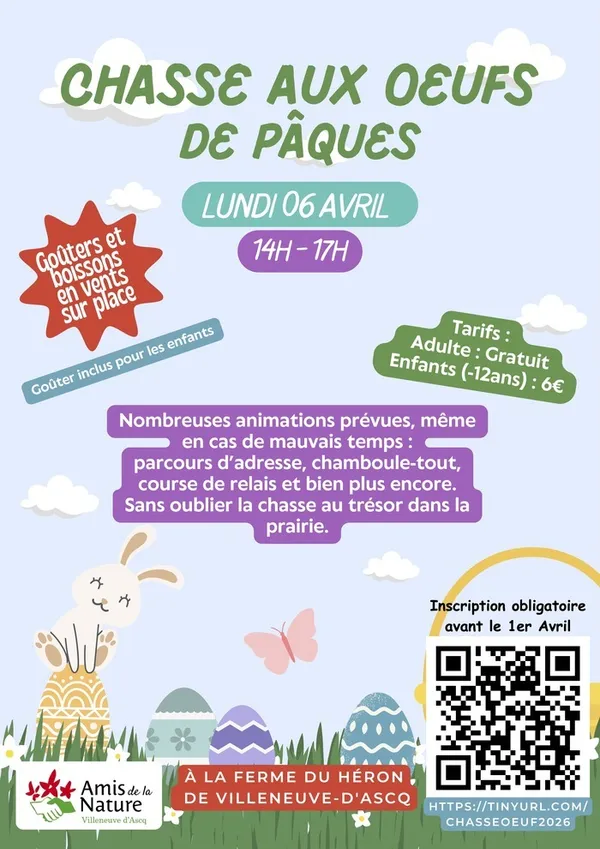 Chasse aux oeufs de Pâques
