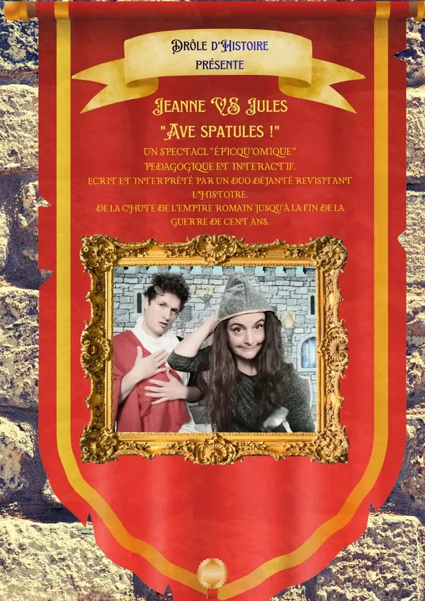 Théâtre épicqu’omique avec Amélie et Tibo chez Thomas à Saint-Max
