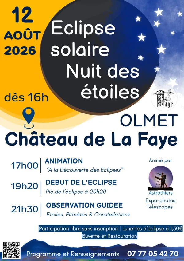 Eclipse solaire et Nuit des étoiles