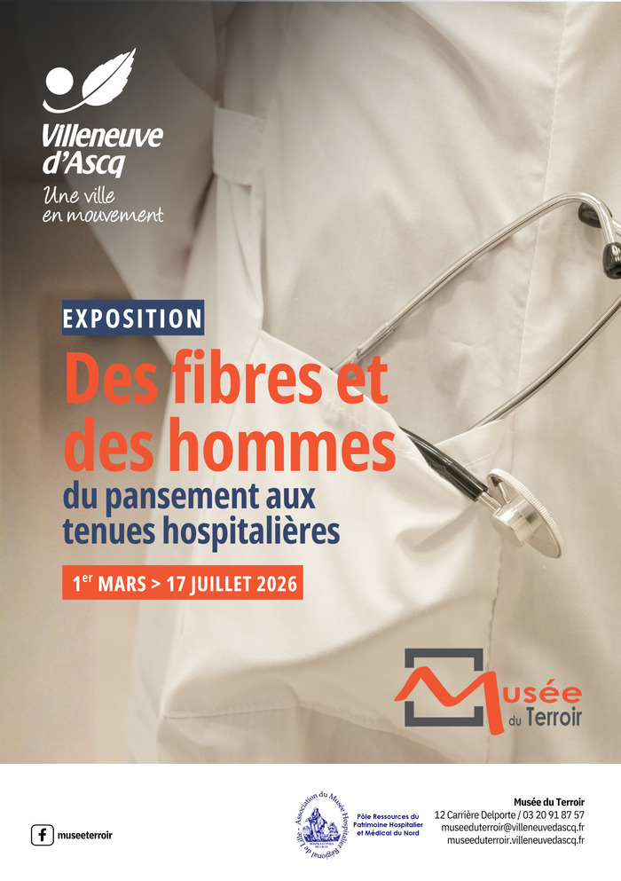 Exposition Des fibres et des hommes - Du pansement aux tenues hospitalières