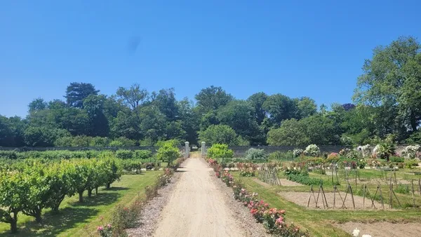 visite du potager de La Devansaye