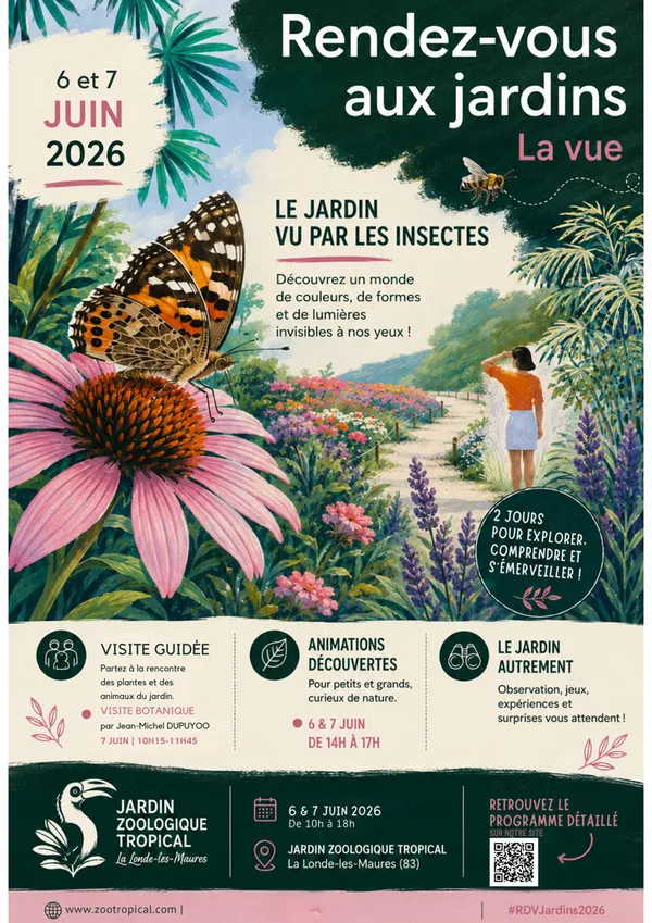 Atelier découverte : le jardin vu par les insectes