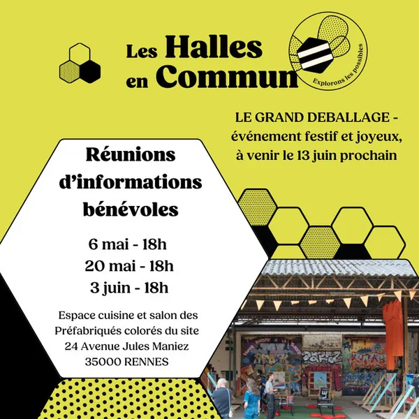 Réunion d'information bénévole - Le Grand Déballage aux Halles en Commun