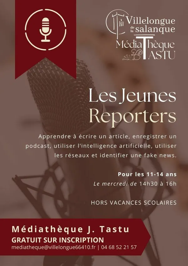 Les Jeunes Reporters | Médiathèque J. Tastu