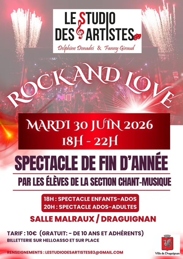 Spectacle de fin d'année - Rock and Love