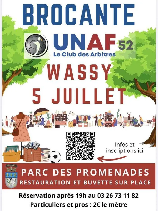 Brocante de l’UNAF 52 à Wassy
