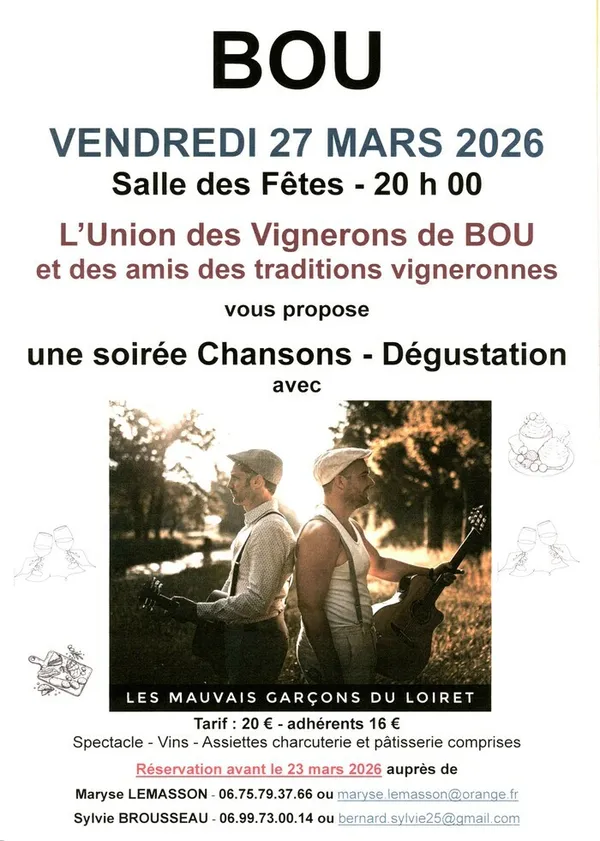 Soirée Chansons-dégustation