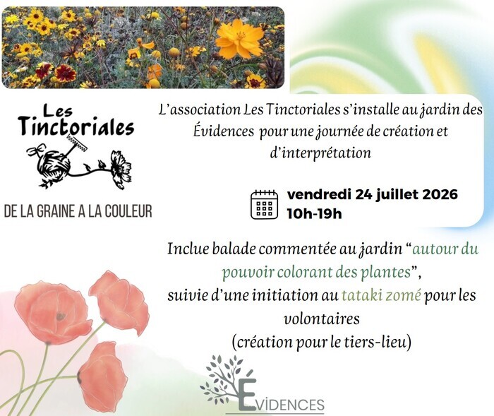 Jardinages artistiques -  résidence créative et tinctoriales au jardin
