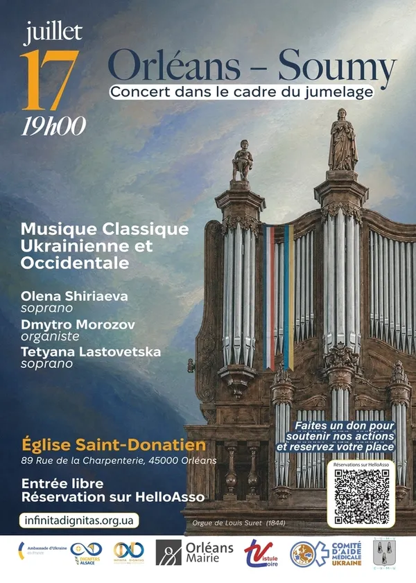 Concert dans le cadre du jumelage Orléans-Soumy
