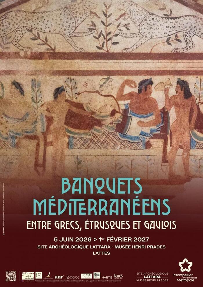 Lattara : visite libre de l'exposition « Banquets méditerranéens entre Grecs, Étrusques et Gaulois »