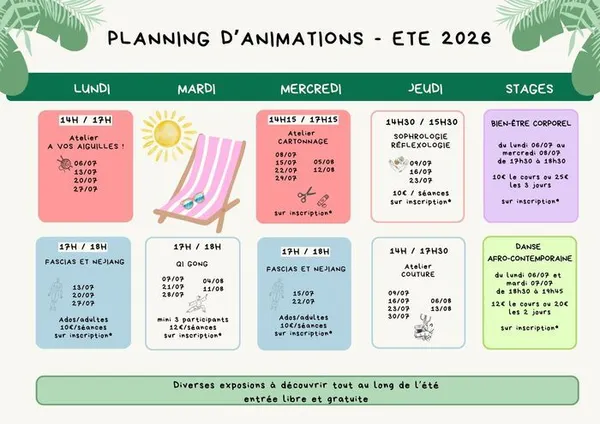 Activités d'été