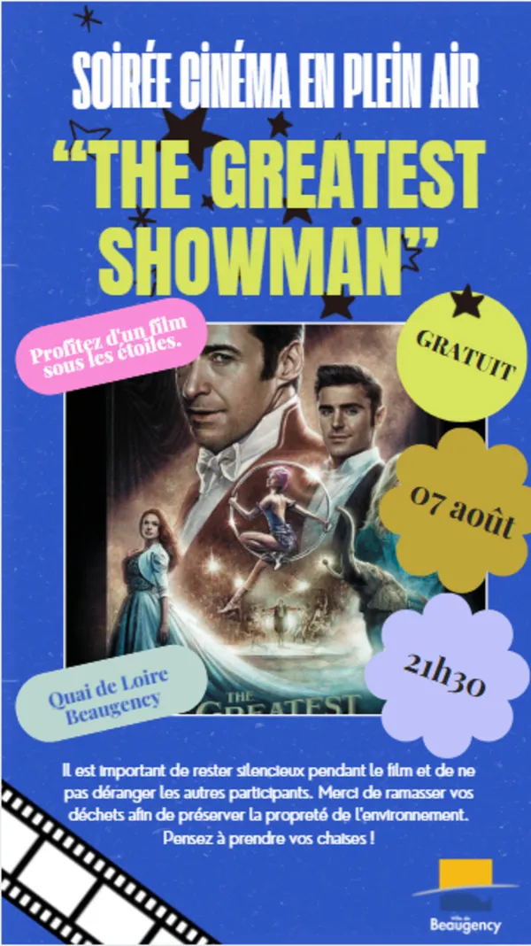 Cinéma plein air "The Greatest Showman"