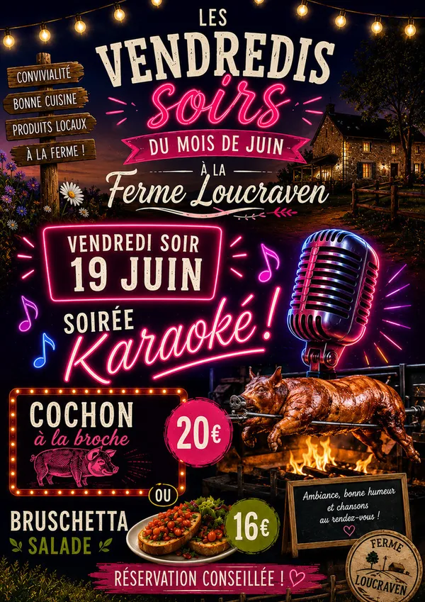 Les vendredis soirs à la ferme