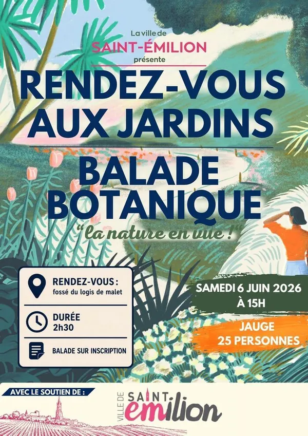 Rendez-vous aux jardins - Balade botanique - "la nature en vue" 6 juin 2026