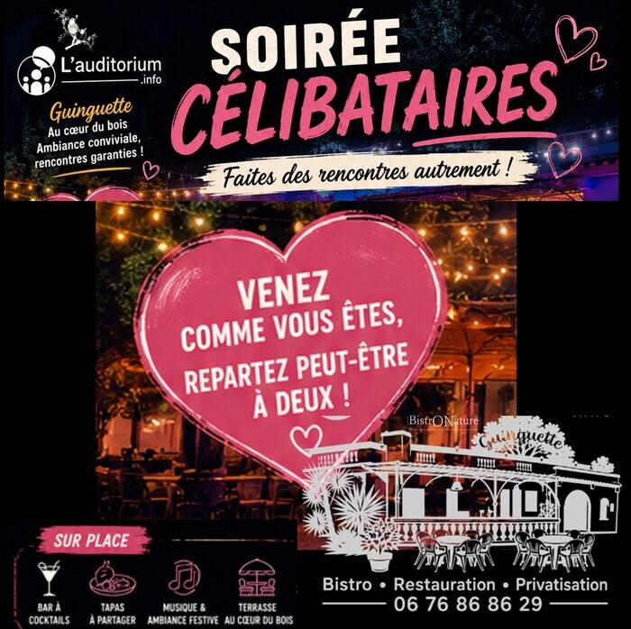 ✨ SOIRÉE CÉLIBATAIRE : RENCONTRES, JEUX & FUN ! ✨