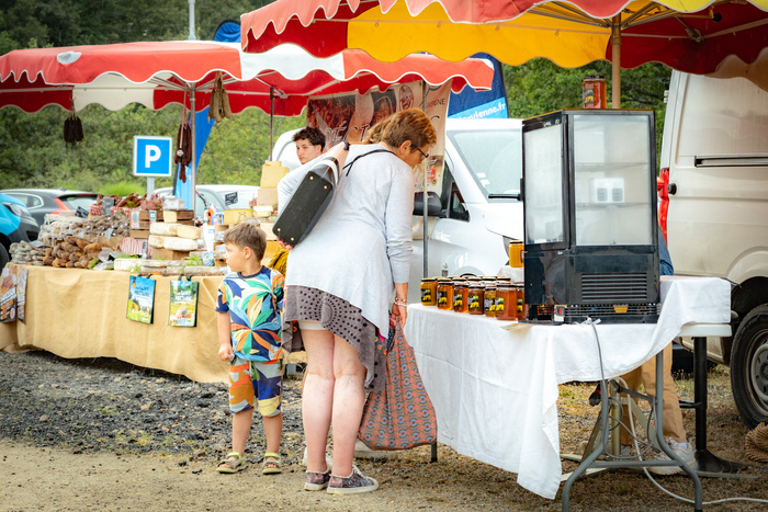 Marché de producteurs - ambiance bodéga