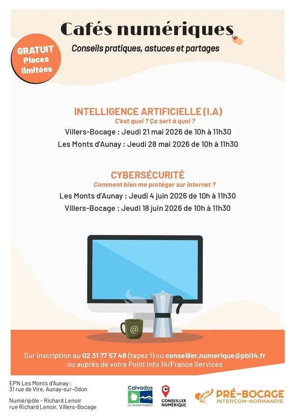 Cafés Numériques : la Cybersécurité