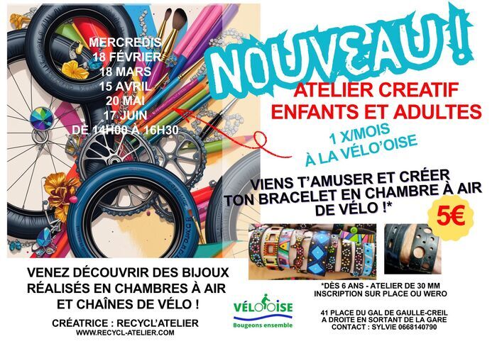 Recycl'Atelier - Atelier créatif pour les enfants et les adultes le 20 mai