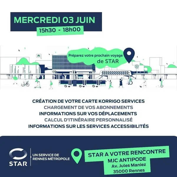 La STAR à votre rencontre à l'Antipode