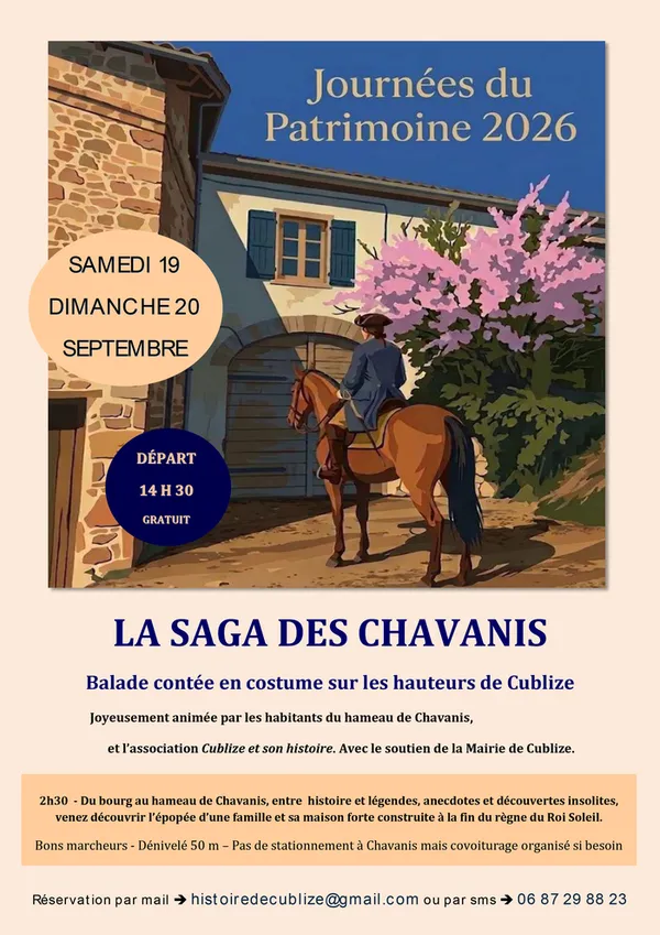 Balade contée La Saga des Chavanis