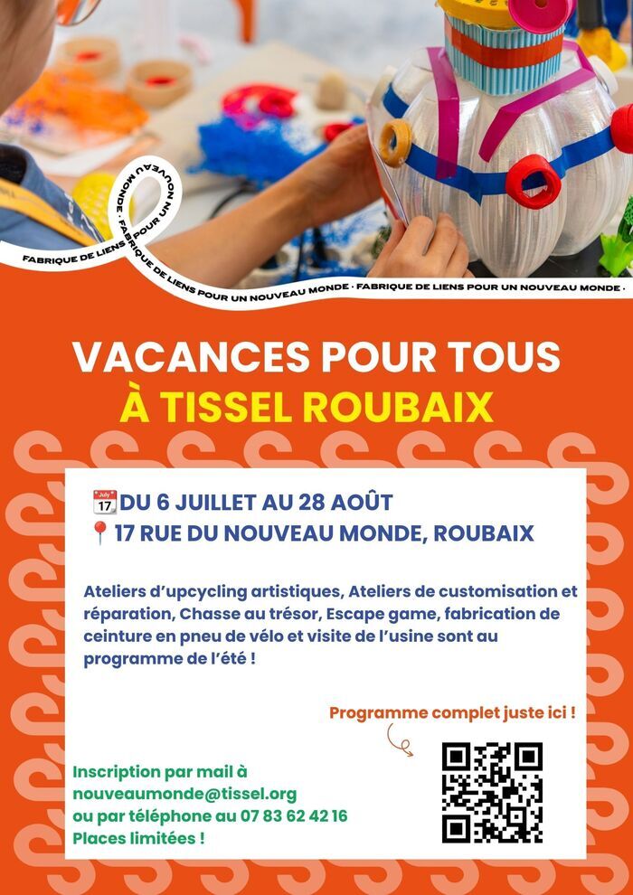 Vacances pour tous : Atelier d'upcycling général