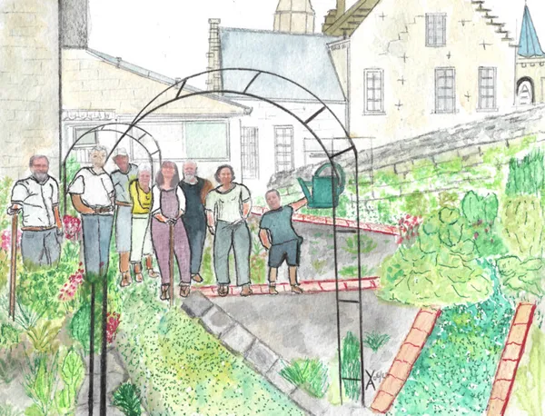 Rendez-vous à Bouvigny Côté Jardins avec les aquarellistes